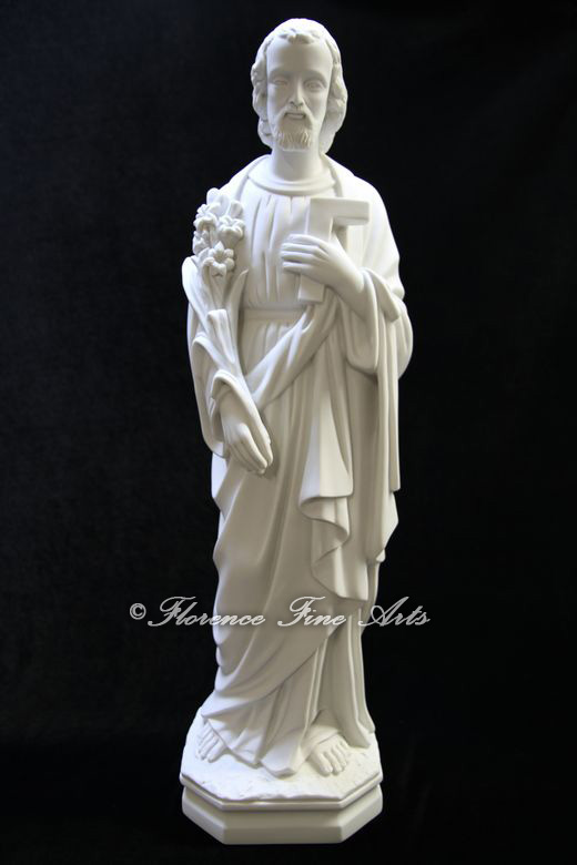 26" Saint St Joseph the Worker Catholic Religious Statue Sculpture Made